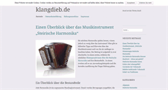 Desktop Screenshot of klangdieb.de